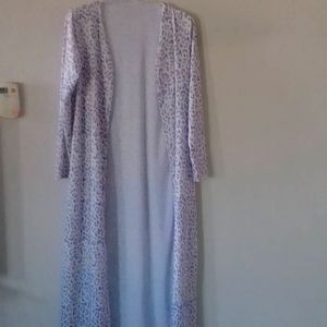 Leopard print kimono